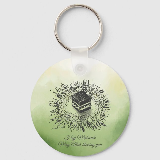 Llavero Hajj Mubarak, Santa Kaaba en La Meca Arabia Saudit (Anverso)