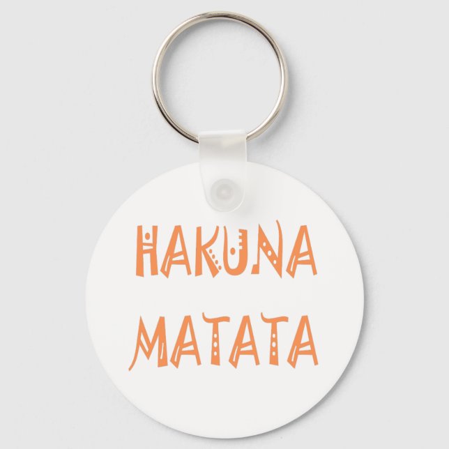 Llavero Hakuna Matata (Anverso)