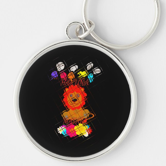 Llavero Hakuna Matata lindo bebé rey (Frente)