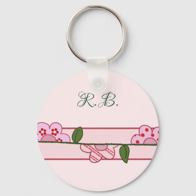 Llavero Halbe blüten personalisiert (Anverso)