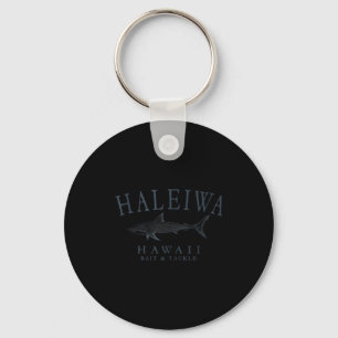 Llavero Haleiwa hawaii tiburón retro pizarra arte pesca ta