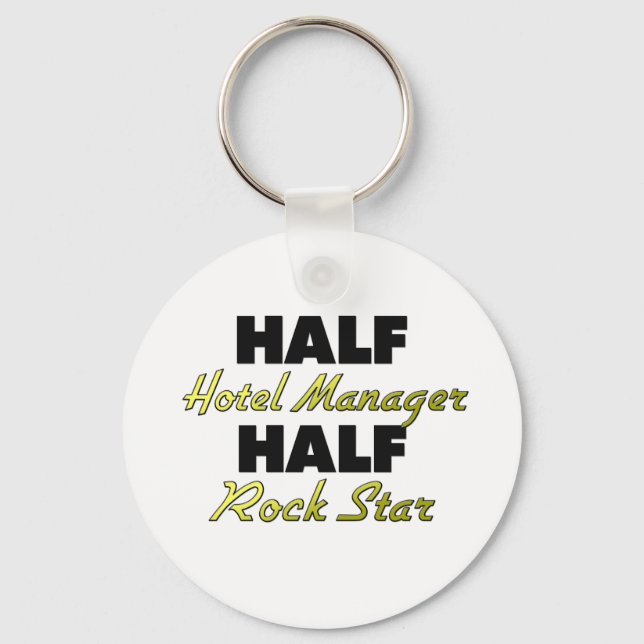 Llavero Half Hotel Manager Half Rock Star (Anverso)