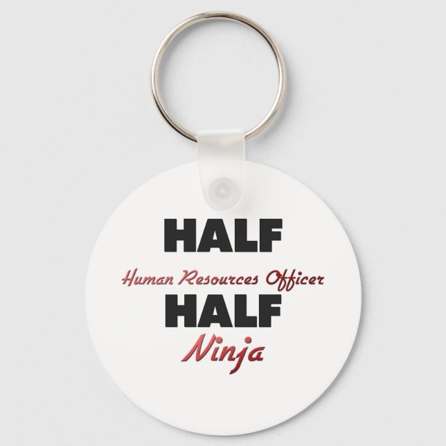 Llavero Half Human Resources Officer Half Ninja (Anverso)