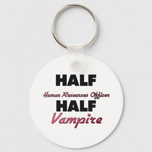 Llavero Half Human Resources Officer Half Vampire (Anverso)