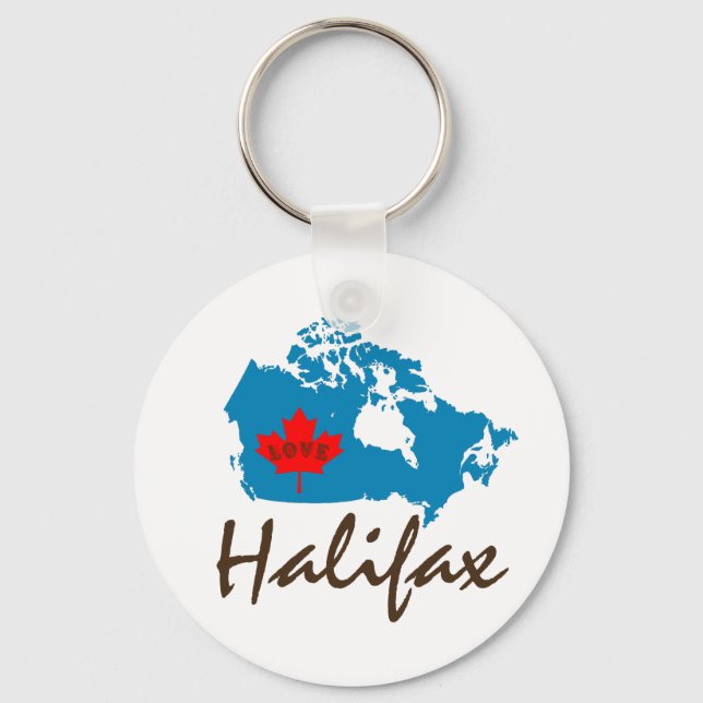 Llavero Halifax Nova Scotia Personalizar Canada keychain (Anverso)