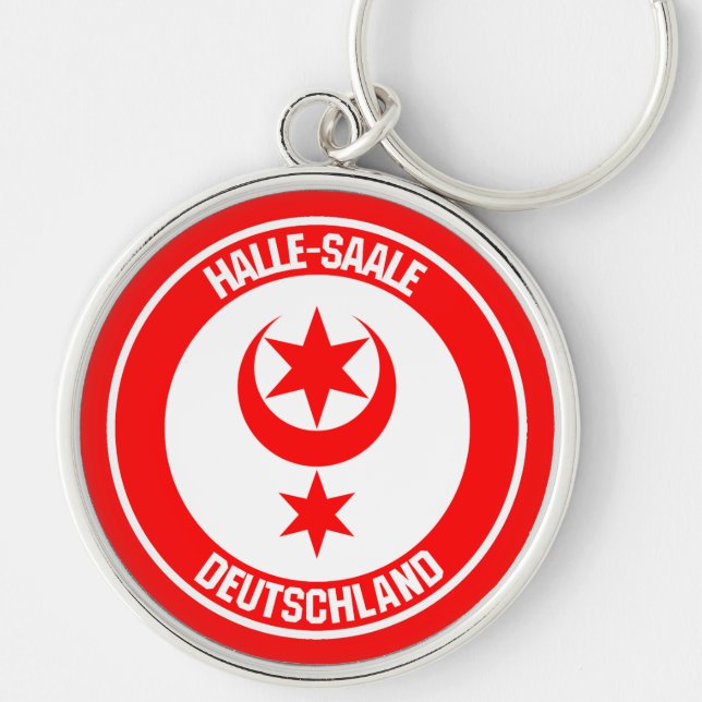 Llavero Halle (Saale) Round Emblem (Frente)