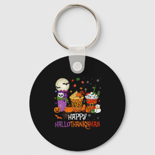 Llavero Hallothanksmas Halloween Día de Acción de Gracias 