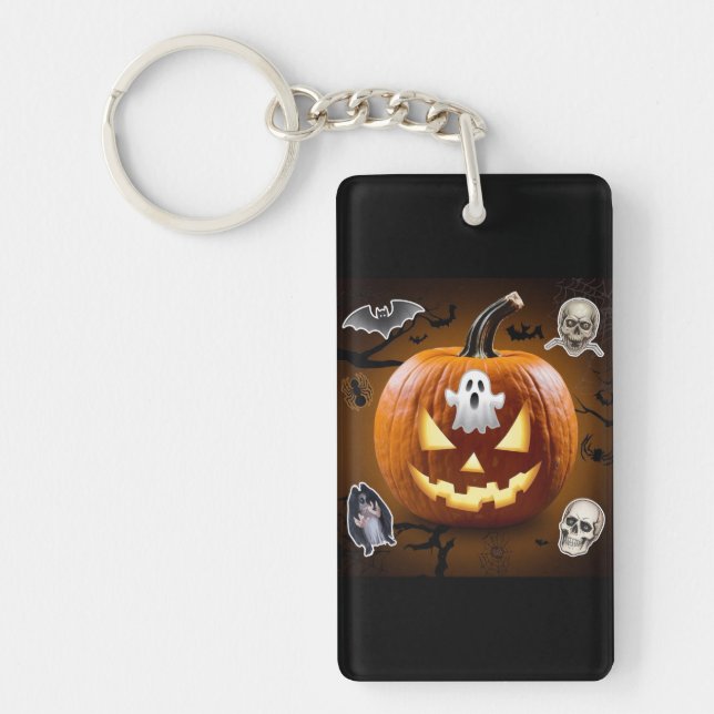 Llavero Halloween Acrílico Keychain (Frente)