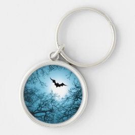 Llavero Halloween bat noche oscura estilo clásico