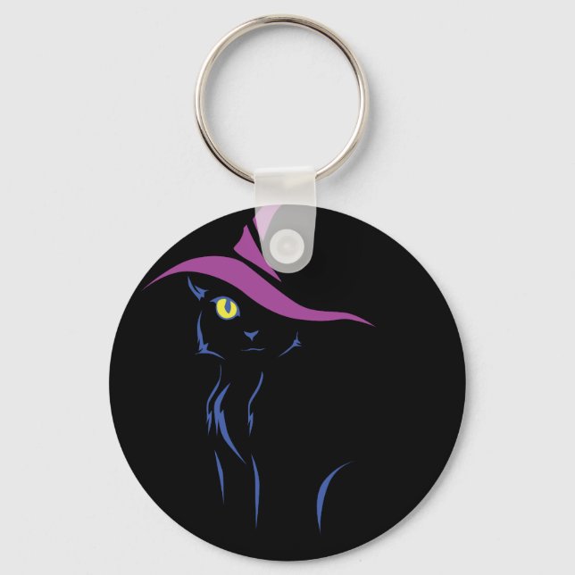 Llavero Halloween Black Cat (Anverso)