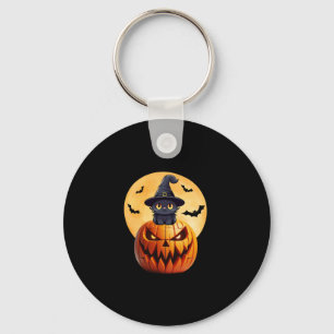Llavero Halloween Black Cat Pumpkin trae emoción a los hom