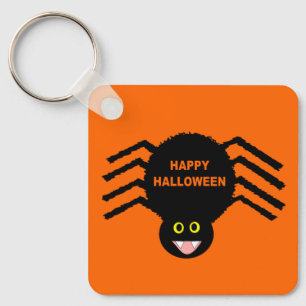 Llavero Halloween Black Spider Personalizado
