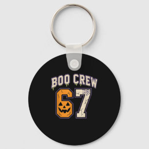 Llavero Halloween Boo Crew Sports Jersey Brainrot Meme
