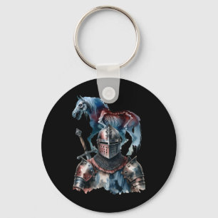 Llavero Halloween Caballeros Medievales Caballos Knight Ho