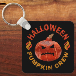 Llavero Halloween Calabaza Cara de vestimenta retro Acción