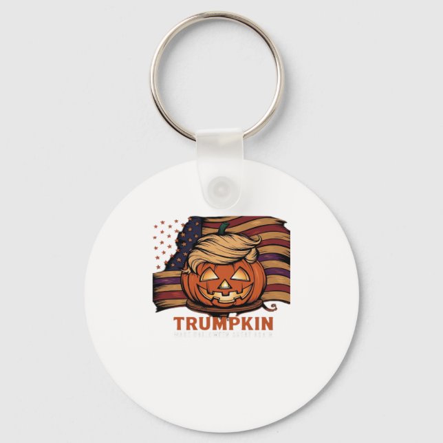 Llavero Halloween, Calabaza Trumpkin, hacer grande Hallowe (Anverso)