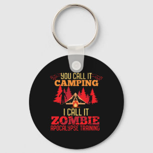 Llavero Halloween Camping Zombie Apocalypse Training Fun