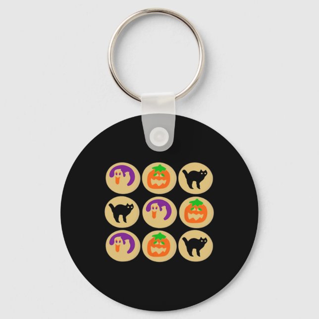 Llavero Halloween Cocina Ghost Calabaza Gato Halloween Sug (Anverso)