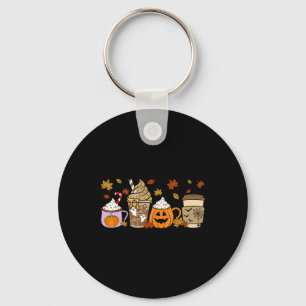 Llavero Halloween Coffee Calabaza Latte Spice Costume Homb