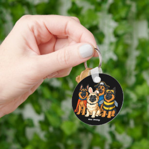 Llavero Halloween, curioso fantasma del perro fantasma del