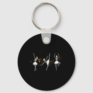 Llavero Halloween Dancing Skeleton Llerina Llet Mujeres Ch