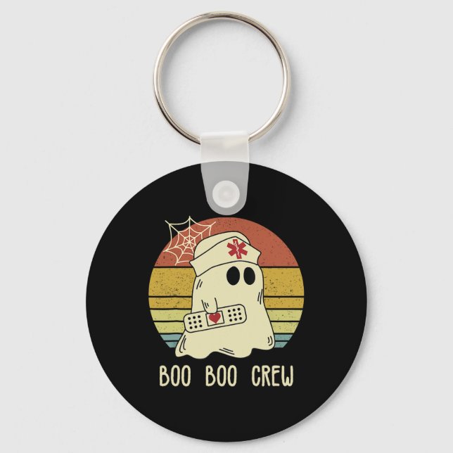 Llavero Halloween de Halloween Boo Boo Crew Nurse Fantasma (Anverso)
