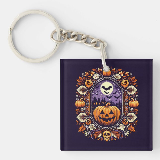 Llavero Halloween de la época de la infiltración de la isl (Frente)