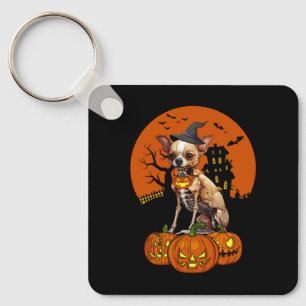 Llavero Halloween de perros chihuahua