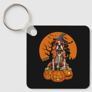 Llavero Halloween del Boxer Alemán