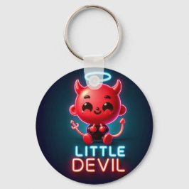 Llavero Halloween del Pequeño Diablo Rojo
