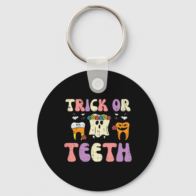 Llavero Halloween Dentist Trick O Teys Dental Tooth Cost (Anverso)