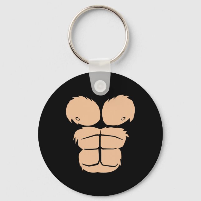 Llavero Halloween Disstume Fun Mono Gorila Chest Suit Ha (Anverso)