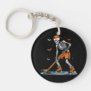 Llavero Halloween divertida Halloween de hockey sobre hiel