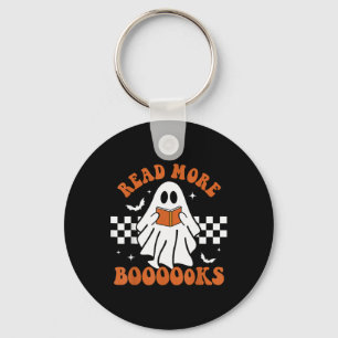 Llavero Halloween divertida profesora cute libros fantasma