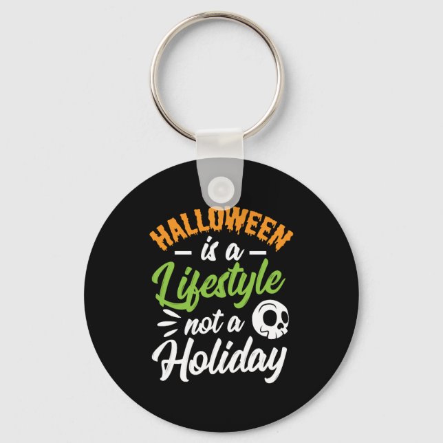 Llavero Halloween es un estilo de vida no (Anverso)