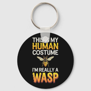 Llavero Halloween Este es mi disfraz humano, en realidad s