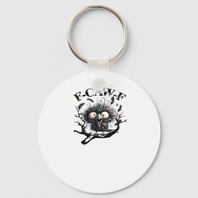 Llavero Halloween F-Caw-F Bird Cool Unique (Anverso)