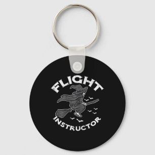 Llavero Halloween Flight Instructor Witch Funny Costume Wo
