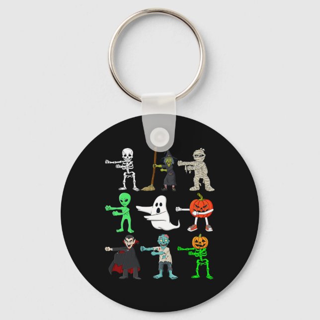 Llavero Halloween Floss Como Un Jefe De Monstruos Niños Ch (Anverso)