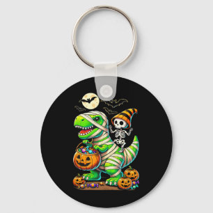 Llavero Halloween Funny T Rex Dinosaur Mummy Boys Trick Tr
