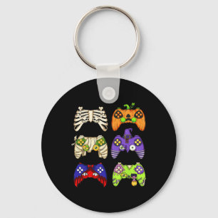 Llavero Halloween Gaming Controller Hombres Niños Gamer Ha