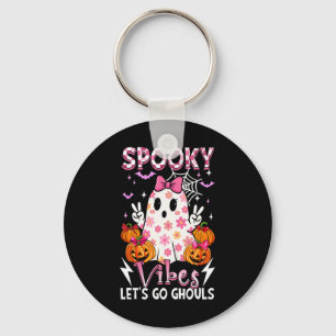 Llavero Halloween Ghouls Cute Boo Bow