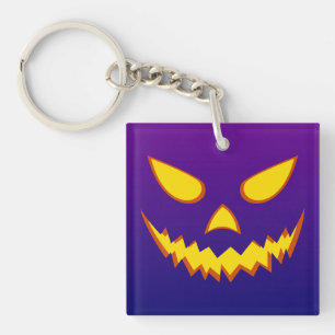 Llavero Halloween Grinning Face Jack o Lantern Pumpkin