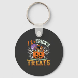 Llavero Halloween Hago Trucos para Dulces Calabaza