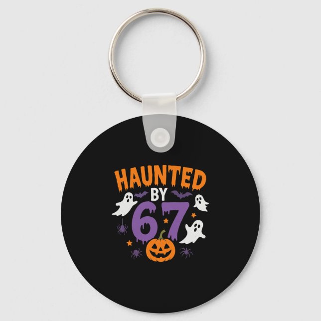 Llavero Halloween Haunted 67 Six Seven Meme 1 (16)  (Anverso)