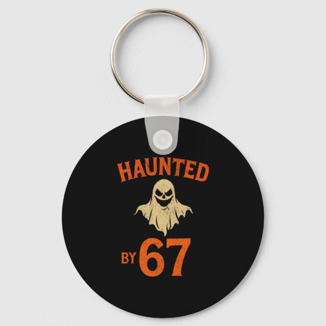 Llavero Halloween Haunted 67 Six Seven Meme 1 (23)  (Anverso)