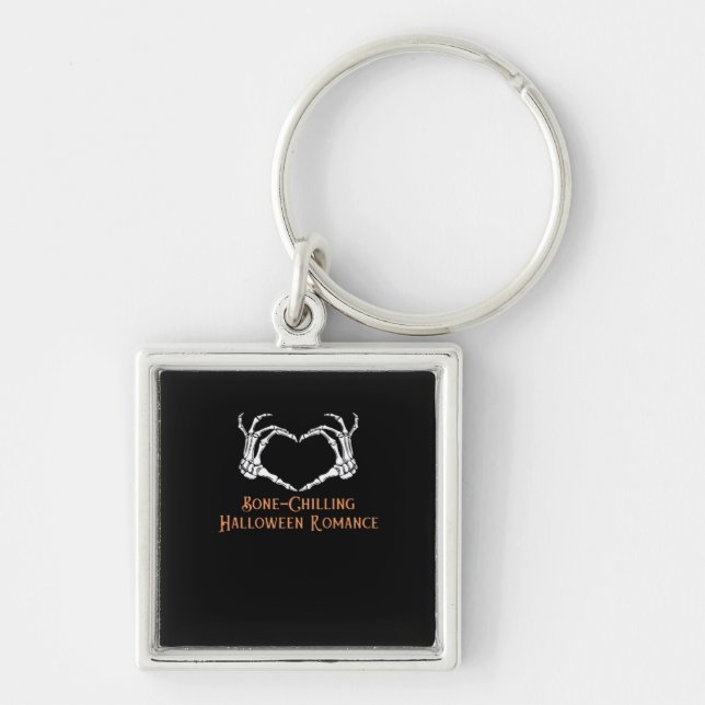 Llavero Halloween Haunted Heart Skeletal Bone Chilling Cla (Frente)