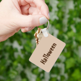 Llavero Halloween Imprimir nombre de texto Claves de tecla