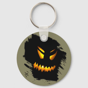 Llavero Halloween Jack-O-Lantern Face Keychain