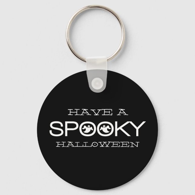 Llavero Halloween Keychain de la tipografía espumosa (Anverso)